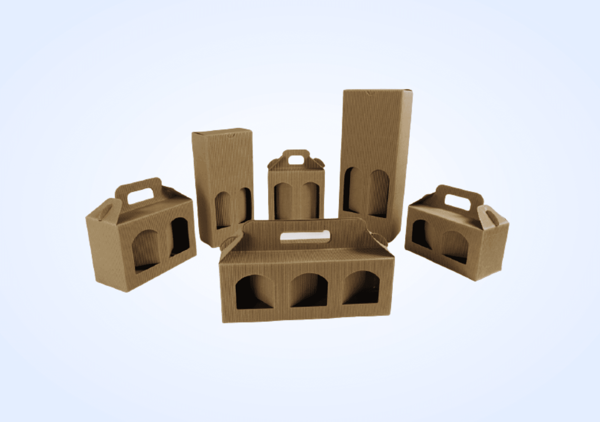 Custom Unique Shaped Boxes With Window Silver Edge Packaging