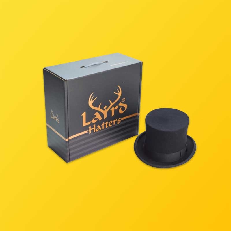 Source Custom unique paper box packaging shipping fedora hat boxes