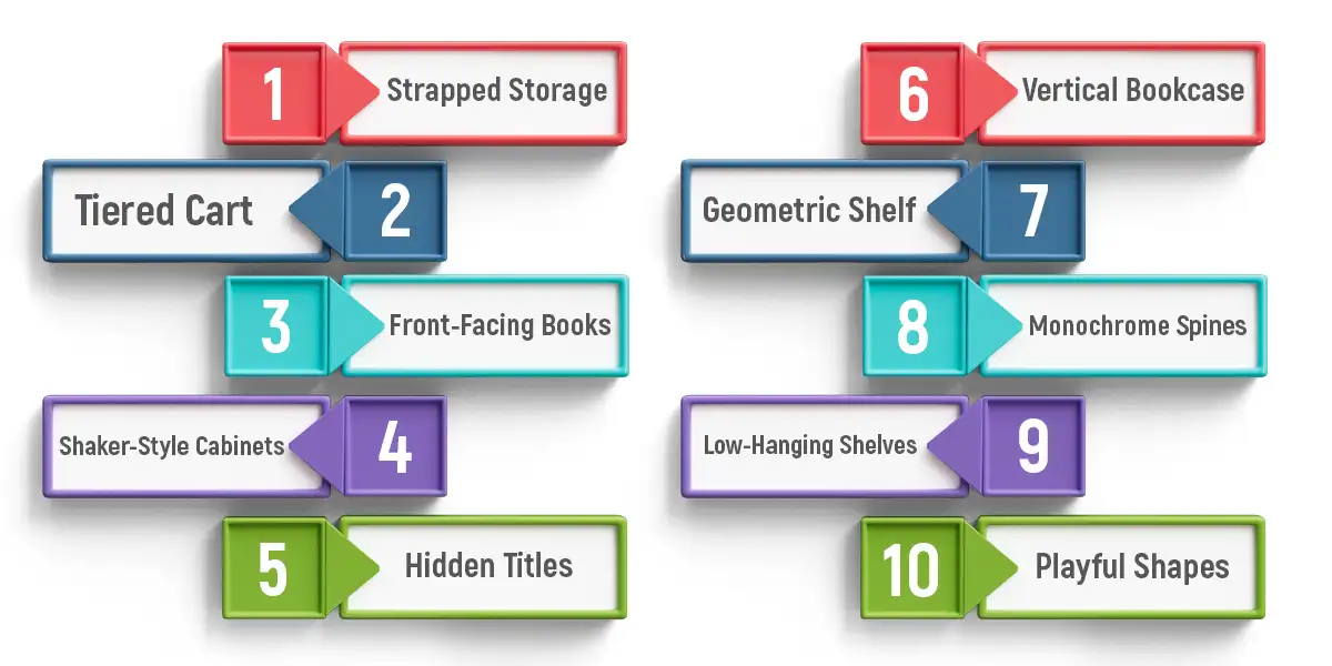 Top 10 Book Storage Ideas